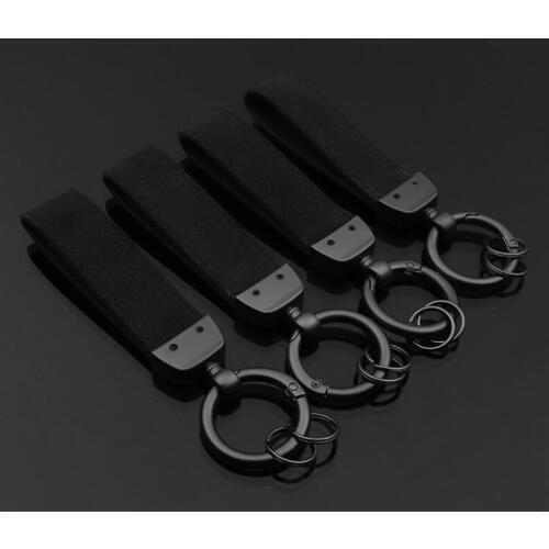 Metal+Leather Car Keychain Key Chain Car Interior For Mitsubishi BMW Audi Ford Chevrolet Honda Toyota KIA Mercedes Renault Skoda