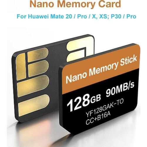 NM Card Read 90MB/S For Huawei 128GB Nano Memory Card For Huawei Mate20/ Pro/ X / XS / P30 / Pro With NM Card Reader For Hua Wei