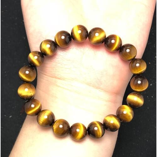 New product!!!Natural tiger eye stone bracelet can be worn by both men and women, reiki healing beautiful decoration