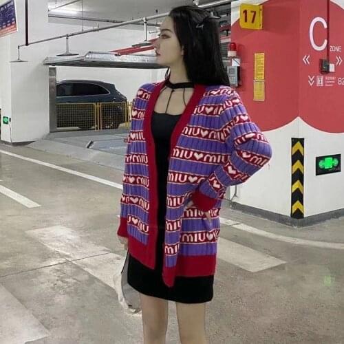 Fall Korean Letter Pink High Qualtiy Pullover EA Luxury Mori Girl Style Short Wool Sweater Long Seeve Knitting Top Sweater Women