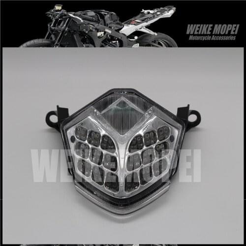 Clear LED Tail Lamp Taillight Turn Signal Lights Rear light Fit For Kawasaki ZX10R 08-10 Z750 Z1000 07 08 09 ZX-6R 636 599 09-12