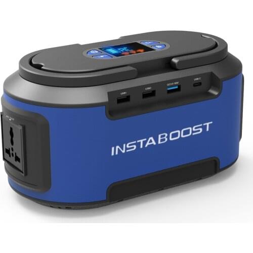 Solar Panel Powered 200W Lithium Battery Pack AC Output Portable Solar Generator Quick Charge DC/USB Power Station