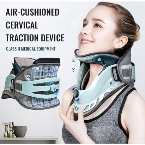 Three Power Cervical Traction Device Neck Posture Correction Corset Spine Support Belt Neck Stretch Neck Brace Protect Orthosis