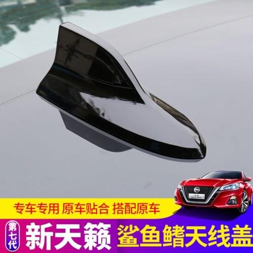Car Exterior Outside Decoration Stickers Of Shark Fin Roof Spoiler For Nissan Altima 2018 2019 2020 2021 Modified Accessories