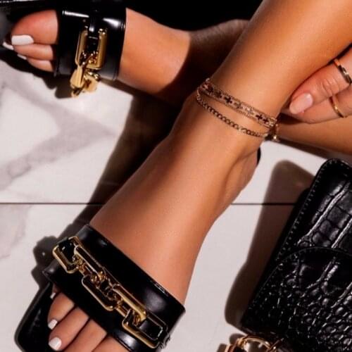 2021 Womens Slippers Summer New Fashion Solid Shoes Flats Beach Sandals Women Outside 5 Color Leisure Flip Flops