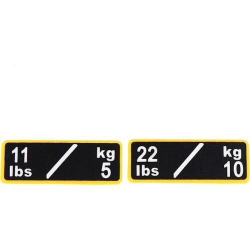 1sheet Weight Sticker Labels for Gym Equipment Accessories Power Equipment Label