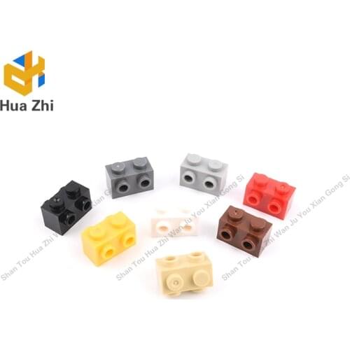 10PCS 52107 Brick Special 1 x 2 with Studs on 2 SidesBuilding Blocks Parts MOC DIY Education Build Toys Brick