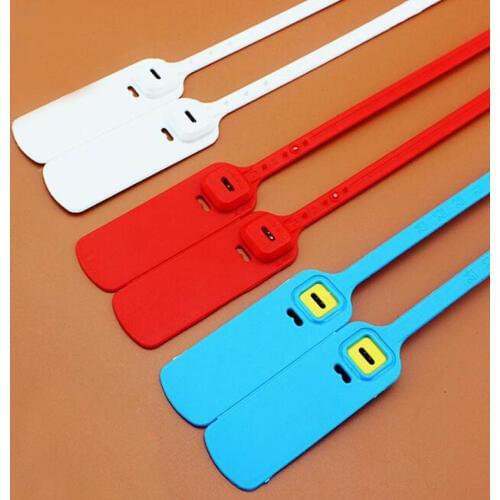 30pcs Plastic Seal disposable anti-theft cable tie 300mm long security seals for container truck