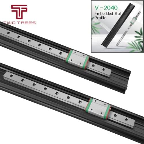 3D Printer Parts 2020 V-slot European Standard Anodized Aluminum Profile Extrusion Linear Rail for CNC Laser Engraving Machine