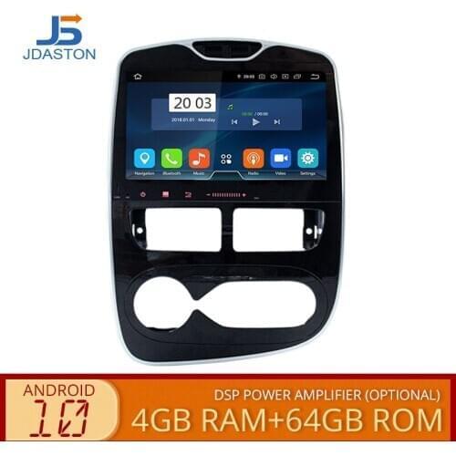 JDASTON 10.1 Inch Android 10 Car Multimedia Player For Renault Clio 20152016 2017 2018 WIFI GPS Navigation Stereo 4GB Car Radio