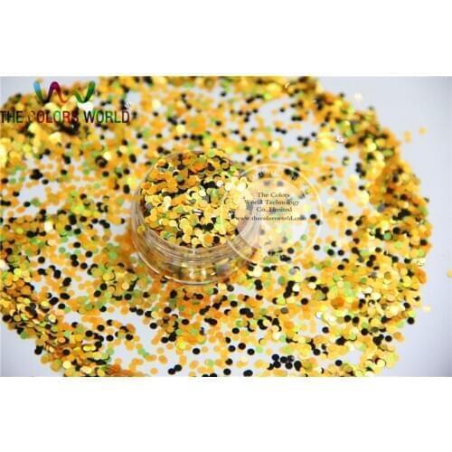 Halloween Glitter-2 mix Solvent Resistant glitter colors shapes spangles for nail polish Art or other DIY decoration 1pack=50g