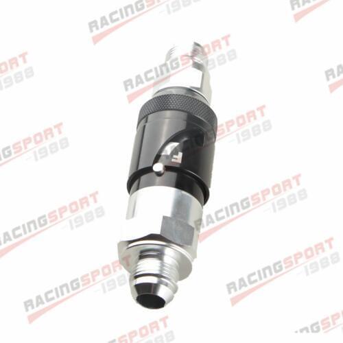 AN10 -10AN 10AN Quick Release Fittings Fuel Adaptor Hose Black/Silver