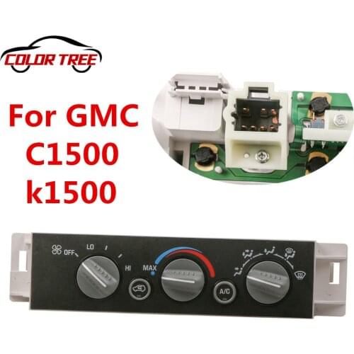 Car Heater A/C Control Switch Panel For Chevy C1500 K1500 Truck 1996-1999 For GMC M28014A 16231175 16238895 16240115 9378815