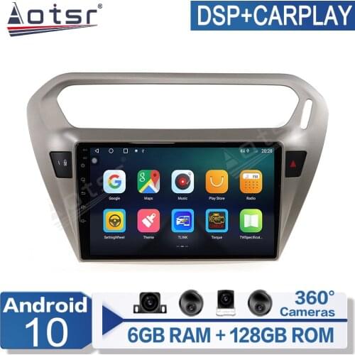 For Peugeot 301 2008-2014 Android Radio Car Multimedia Video Player navegación GPS IPS pantalla PX6 No 2 Din AutoRadio