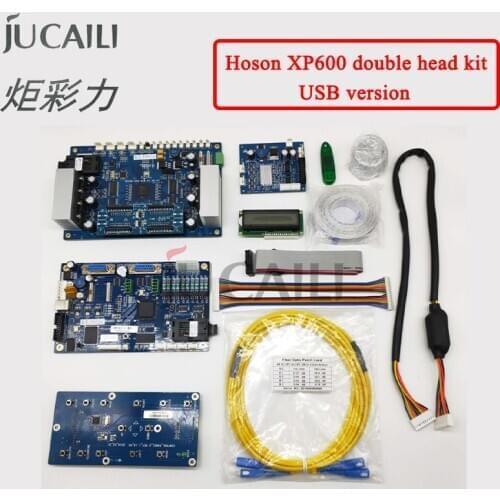 Jucaili one set Double head Hoson Board for Epson xp600/DX5/DX7/4720 printhead board kit for UV/Solvent Printer printer