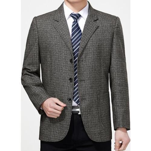 2020 quinquagenarian male separate casual suit mens spring autumn thin single-breasted suit men blazer masculino slim fit jacket