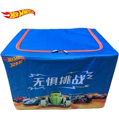 Original Hotwheels Storage Box for Car Track Hot Wheels Toys Track Storage Bag for Boys Toys for Storage Box for Chilldren Gift