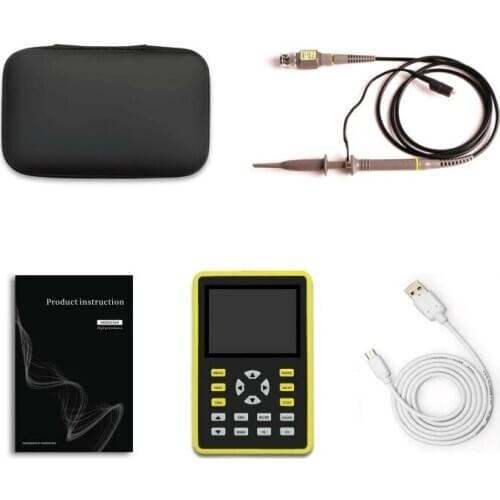 ADS5012H Digital 2.4-inch TFT Screen Anti-burn Oscilloscope 500MS/s Sampling Rate 100MHz Analog Bandwidth Waveform Storage 3000