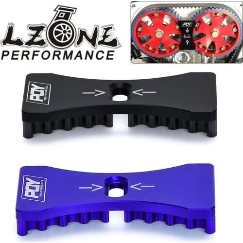LZONE - Aluminum Engine Cam Gear Lock Timing Belt Install For Mitsubishi Lancer 4G63 Dodge Kia JR-CGL02