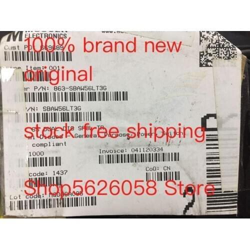 SBAW56LT3G SOT23-3 100% new original freeshipping 50PCS/LOT STOCK