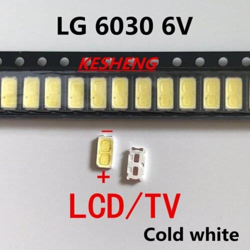 For LG LED SMD 6030 6V 1W Cool White For TV LED Backlight Beads best quality LATHT420M/2000PCS