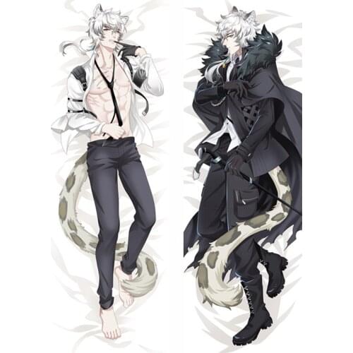 Japanese Anime Game Arknights SilverAsh Frostleaf Eyjafjalla Dakimakura Case Bedding Hugging Body Pillowcase Male Manga Otaku