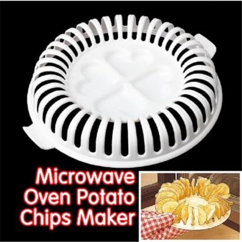 1 x Baked Potato Chips Maker Cook Potato Chip Baking Dishes Healthy low calories