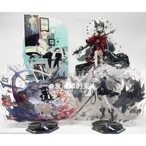 Anime Arknights Skadi the Corrupting Heart Amiya Exusiai Surtr Acrylic Stand Figure Model Toy Decor Collection Cosplay Gifts