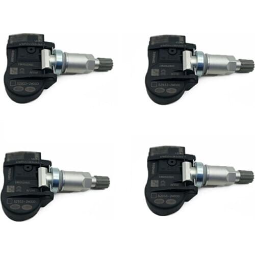 4 PCS TPMS Tire Pressure Sensor 52933-2M000 For HYUNDAI KIA 2010 2011 2012 2013 2014