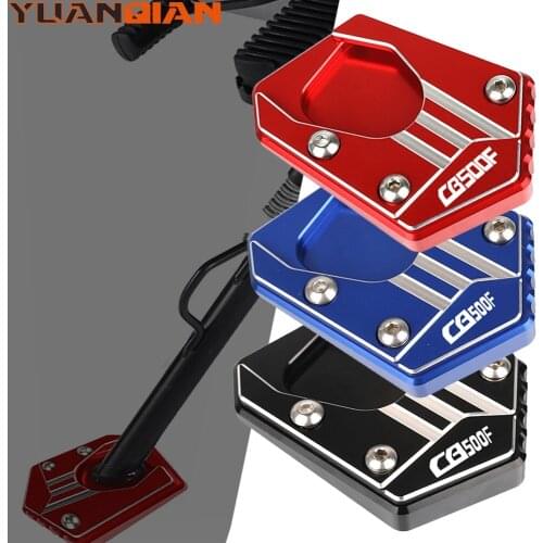 FOR HONDA CB500F CB CB500 F 2013-2021 2020 2019 2018 2017 Motorcycle Side Stand Enlarge Extension Kickstand Plate Pad Support