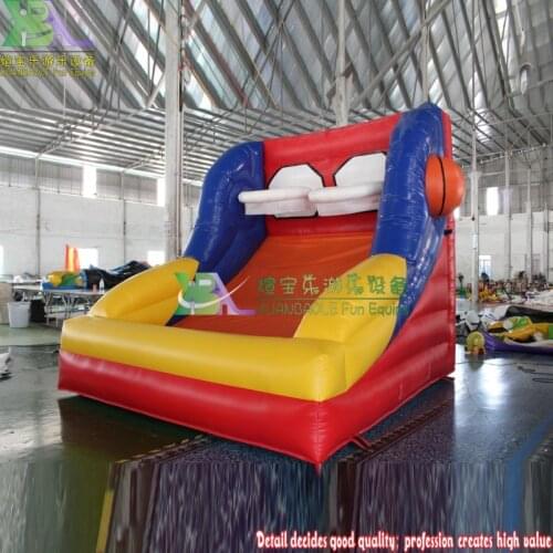 For Basketball Tossing Games, Professional Inflatable Throwing Basketball Hoops, Air Constant Loops For Rentals Park