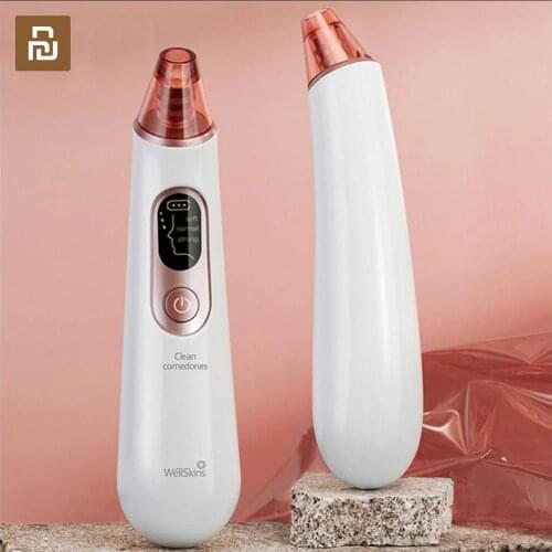 2020 Wellskins Electric Blackhead Cleaner Deep Pore Cleanser Acne Pimple Removal Vacuum Suction Facial SPA Facial Care Tools