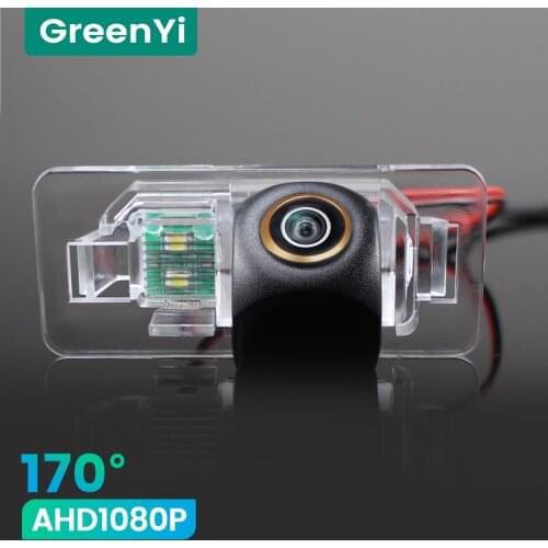 GreenYi 1080P HD 170° Car Rear View Camera For BMW 1 Series E82 3 Series E46 E90 E91 5 Series E39 E53 X3 X5 Reverse 4 pin AHD