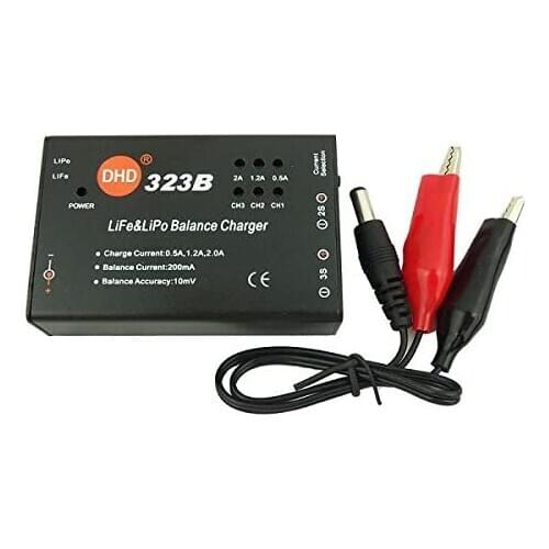 DHD 323B Intelligent Balance Charger for 2-3s Lipo With Power Supply