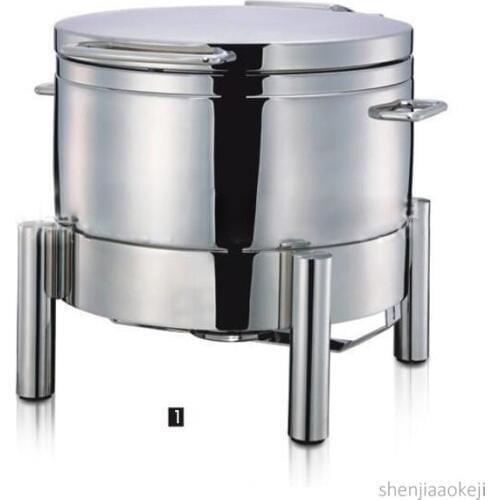 Commercial buffet soup stove hydraulic stainless steel/glass lid holding furnace Food warmer machine Restaurant cooking pot 11L