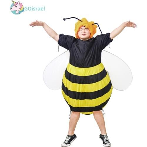 Inflatable Bumble Bee Costumes Women Men Adults Party Carnival Cosplay Dress Blowup Outfits Halloween Purim Suits Hen Stag Night