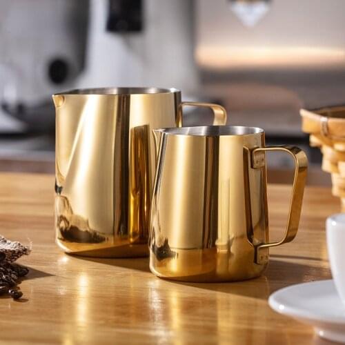 Milk Frothing Jug 350/600/1000ml Stainless Steel Espresso Coffee Pitcher Barista Craft Coffee Latte Milk Frothing Jug Pitcher