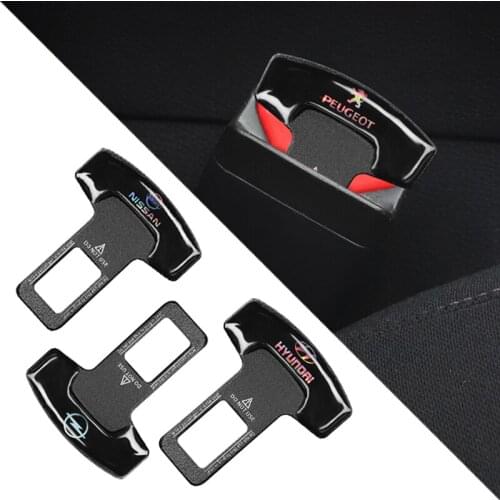 Car Seat Safety Belt Stopper Plug Buckle Socket Interior Accessories For Peugeot 206 307 308 3008 207 208 407 508 2008 5008 107