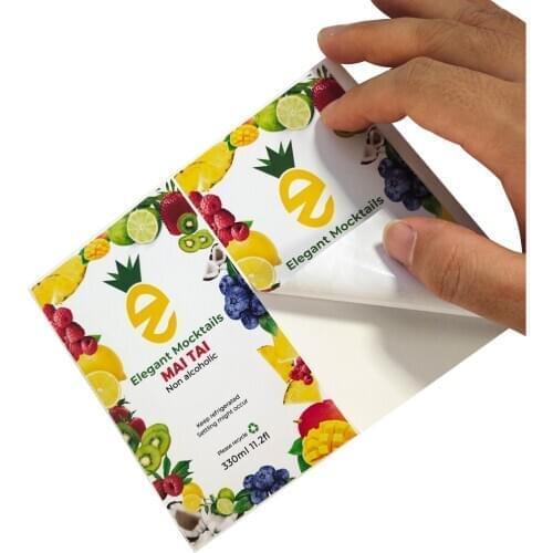 Self-adhesive PVC Jar Stickers Personalize Waterproof Label All Color Print Custom Wraper Logo Free Design