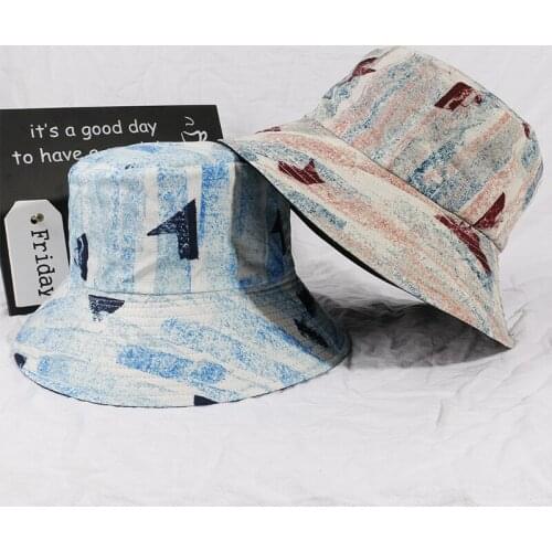 Hip hop Bucket Hat Reversible Sunt Hat Boonnie Fishing Hat Unisex Multi Color Travel Double-Sided Wearing Outdoor Cap