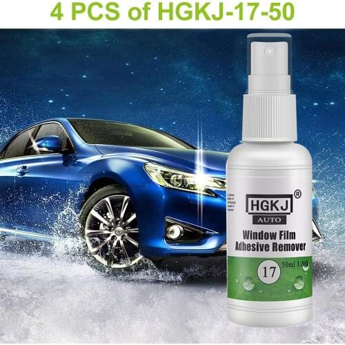 HGKJ-17-50×4 PCS of Car Window Cleaner Glass Repair Fluid Sticker Remover Spray Car Cleaner Window Repair Cleaning Car Tools