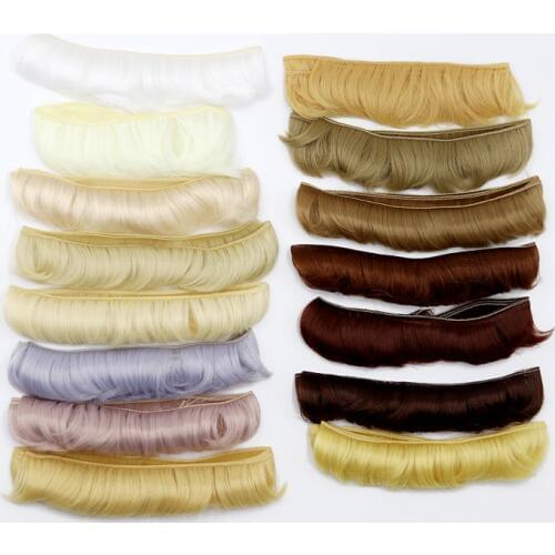 Msiredoll bjd wig Accessories 1piece 5*100CM doll hair for 1/3 1/4 BJD doll diy wig fringe doll hair Free shipping