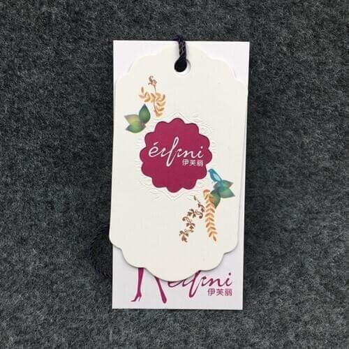 ZeQi 400gsm paper colorful custom hang tag customized paper swing tags custom free shipping