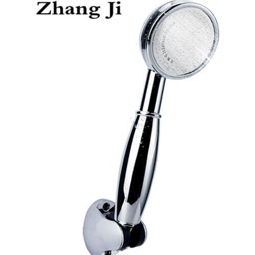 ZhangJi Upscale High Pressure Handheld Shower Head Sprayer Nozzle 30% Water Saving Chrome Shower Filter Bathroom Hand Showerhead