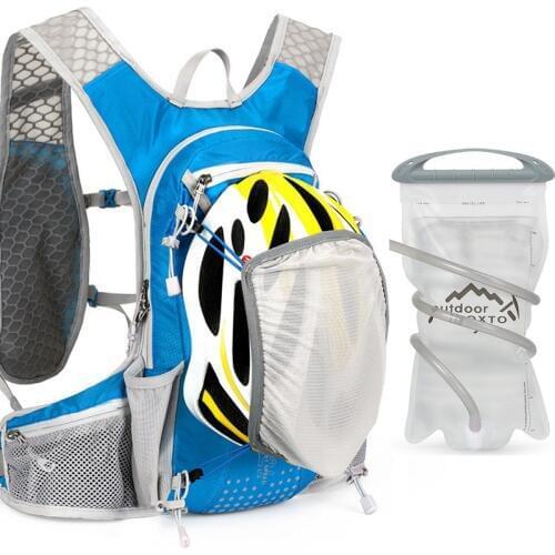 12L Waterproof Biking Backpack Portable Sports Cycling Backpack Outdoor Climbing Camping Hiking Bicycle Bike Bag 2L Water Bags