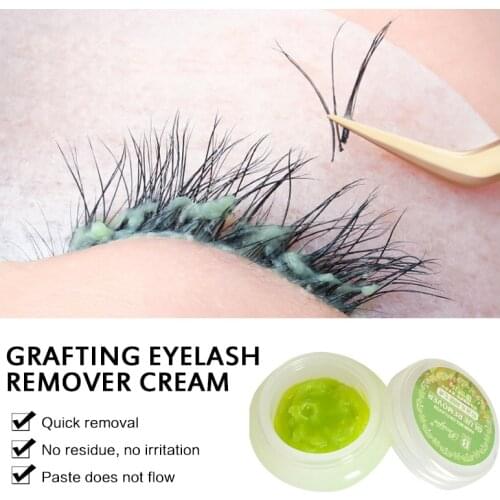 15g Fruit Flavour False Eyelash Glue Remover Eye Lashes Makeup Remover Cream Semi Permanent Lash Extension Remover Tools TSLM1