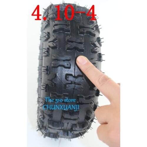 4.10/3.50-4 410/350-4 ATV Quad Go Kart 47cc 49cc Chunky 4.10-4 Tire inner tube Fit All Models 3.50-4 4" tire