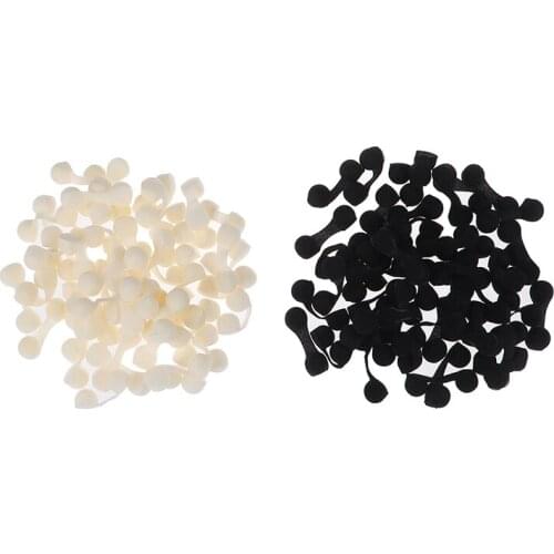 50Pcs//lot Anti-pollution Tanning Nasal Plug Spray Nose Filters Sponge Black/White