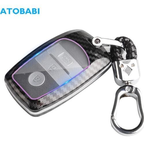 ABS Car Key Case Remote Keychain Protector Cover For Kia Soul Carnival Sedona Niro Sorento Sportage Rio Forte Optima Cerato Koup