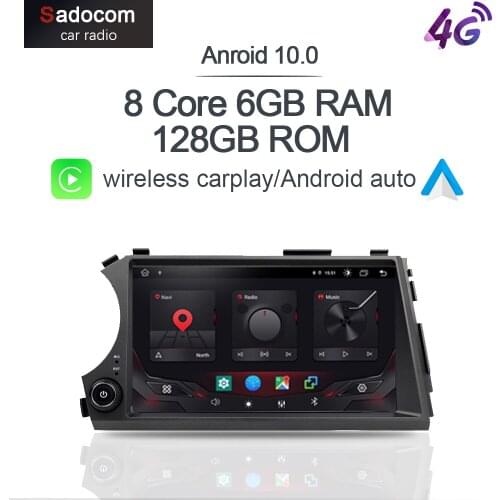 Carplay8" 4G SIM LTE Android 10.0 4GB RAM 64GB ROM car dvd gps player for ssangyong Kyron Actyon Wifi Bluetooth 4.0 RDS radio